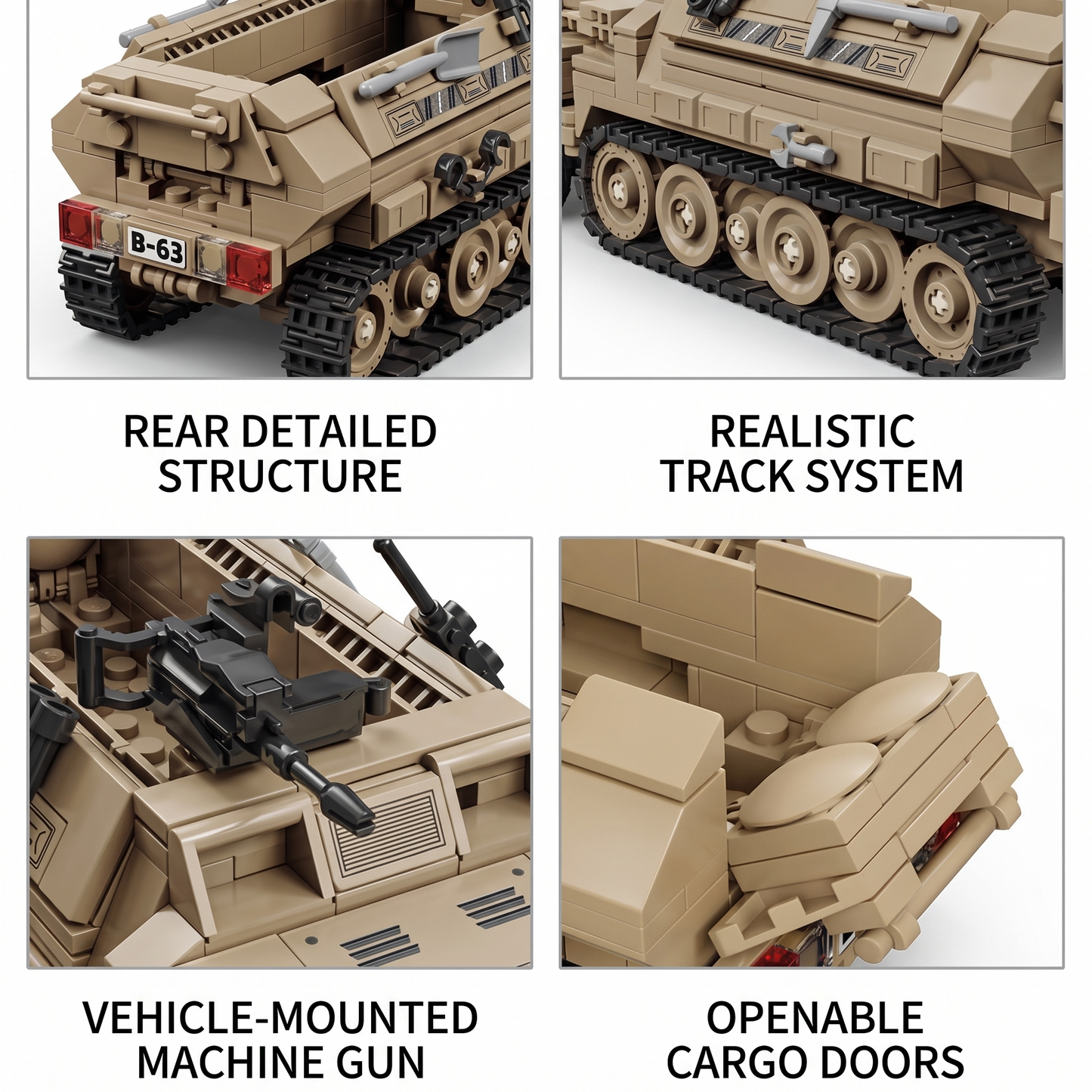 German Half Track - 562 pcs