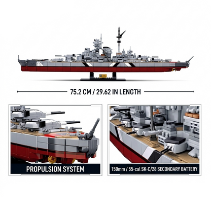 KMS Bismarck - 1849 pcs