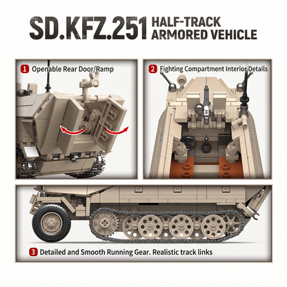 German Half Track - 714 pcs