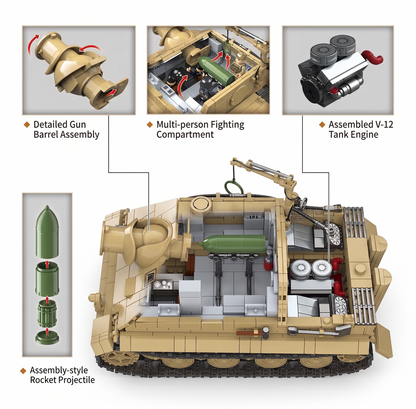 Sturmtiger - 1394 pcs