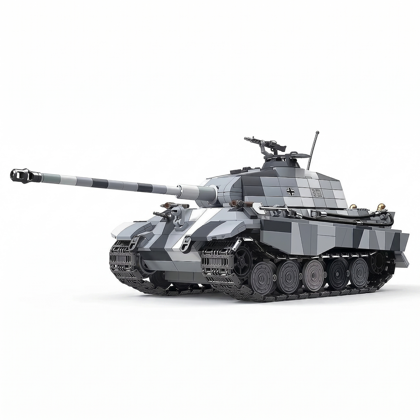 Tiger 2 Snow Camo - 1521pcs