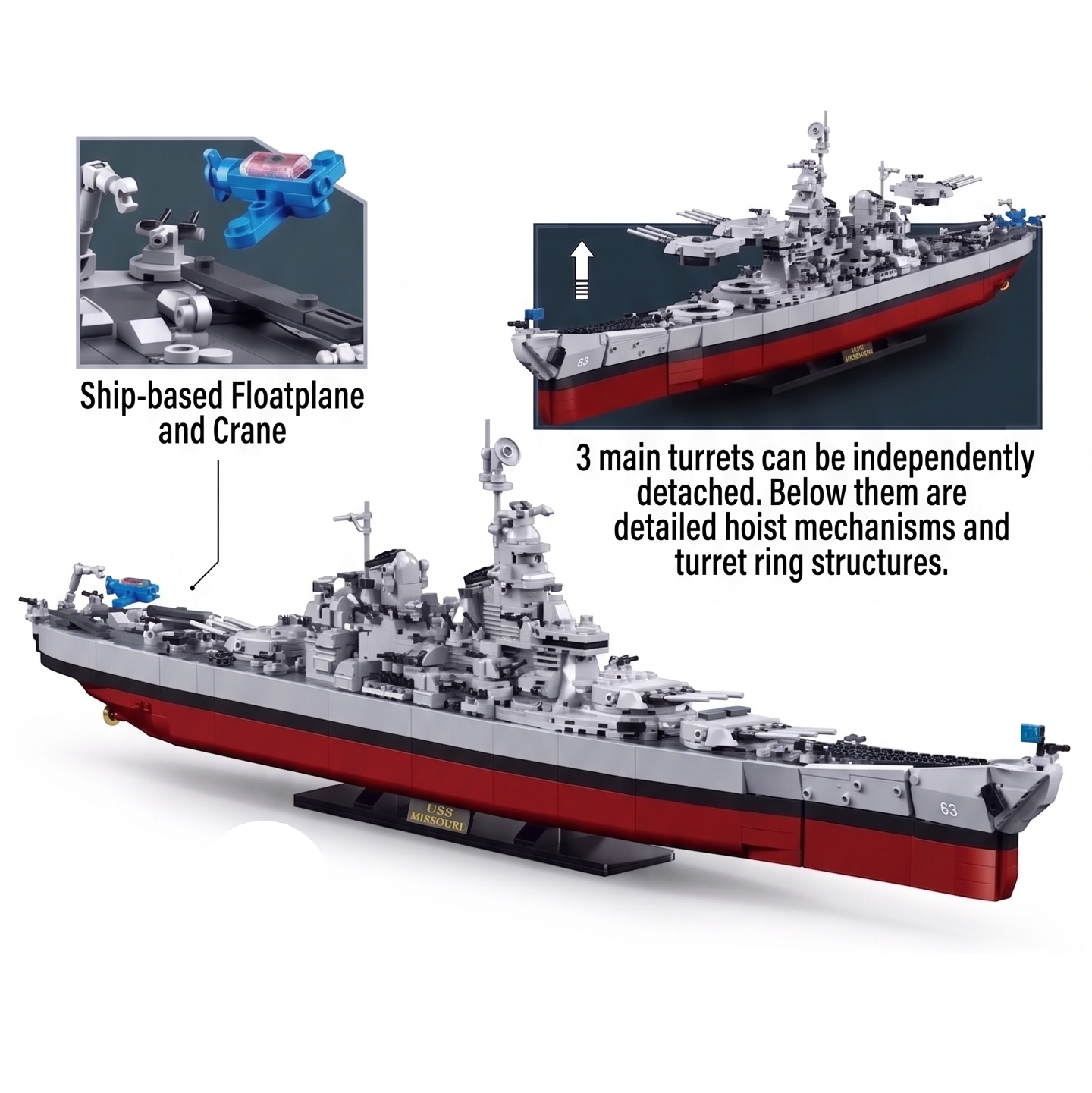 USS Missouri - 1739 pcs