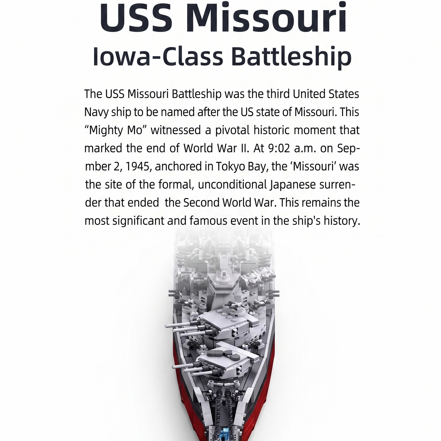 USS Missouri - 1739 pcs