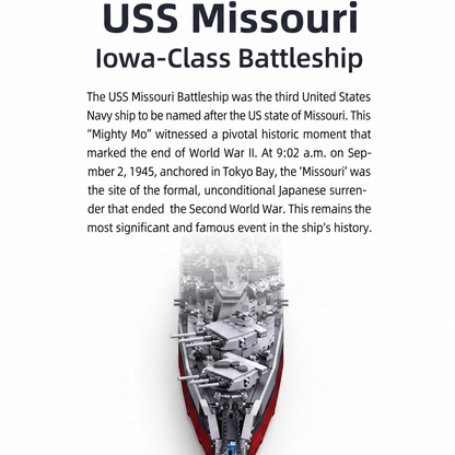 USS Missouri - 1739 pcs