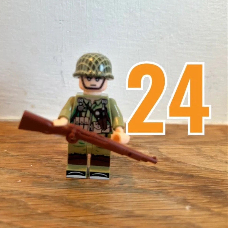 24 American Riflemen - Mini Figures