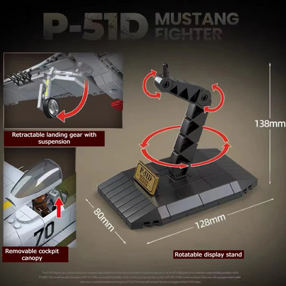 P-51 Mustang - 580 pcs